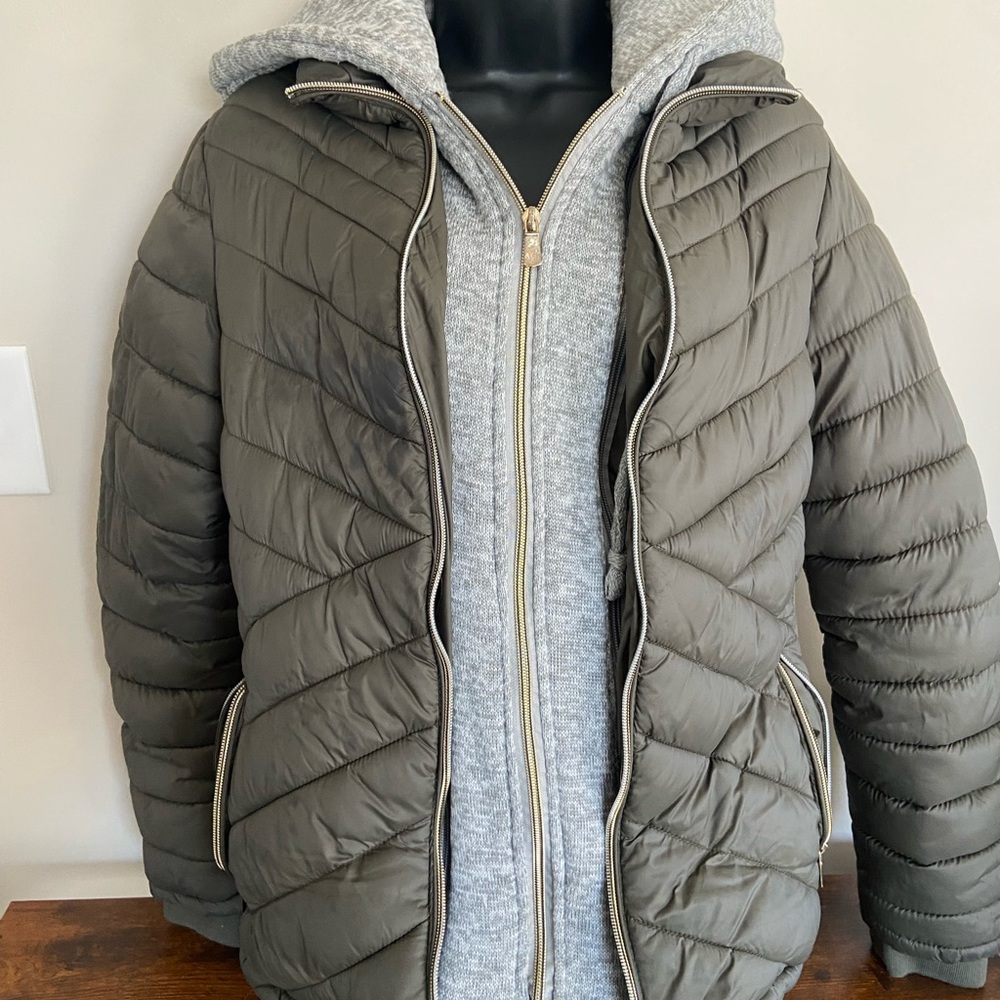 YMI Olive Jacket with Gray Lining